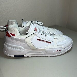 Polo Ralph Lauren PS200 Leather & Mesh Sneaker NEW, size 15, comfy, last one!